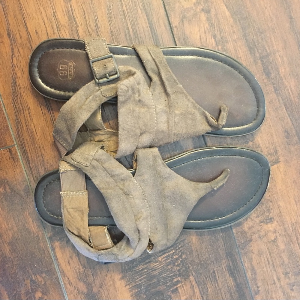Brown sandals